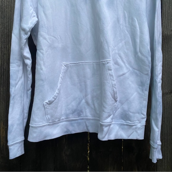 Free City women Hoodie Large Sweatshirt Top White Gray L - Picture 4 of 16